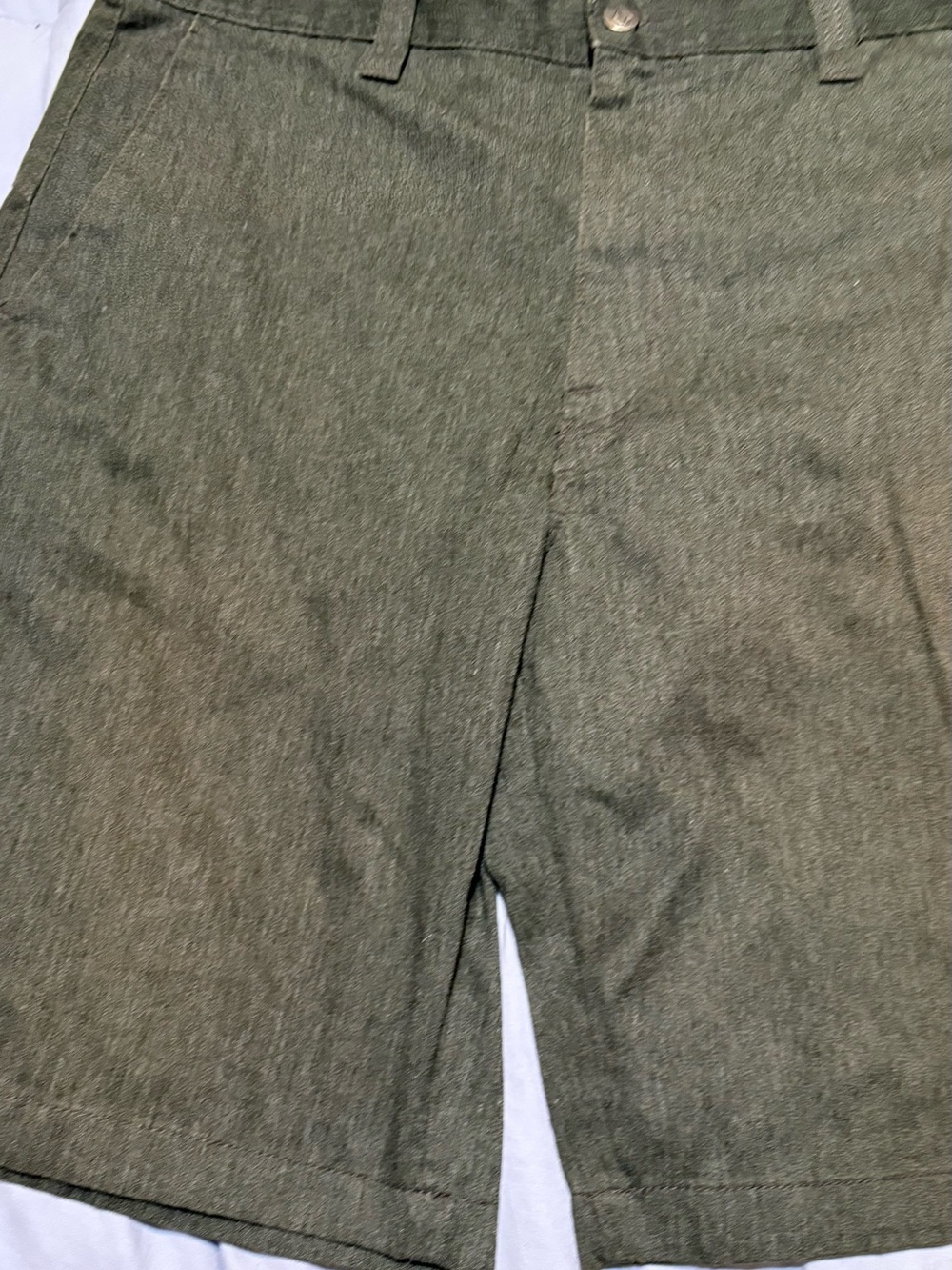 Volcom Olive Green Chino Shorts